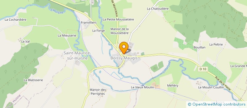 localisation de l'entreprise MADAME EVELINE TREBOT à COUR-MAUGIS SUR HUISNE