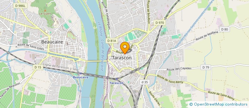 localisation de l'entreprise MADAME EVELINE ZERBOLA  TARASCON