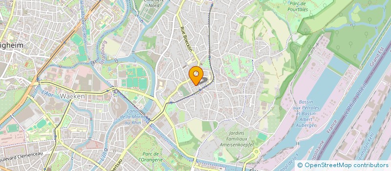 localisation de l'entreprise MADAME EVELISE GUIOTO DE SOUZA à STRASBOURG