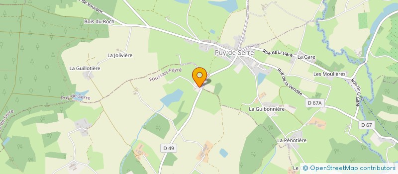 localisation de l'entreprise MADAME EVELYN CHEFSON  FOUSSAIS-PAYRE