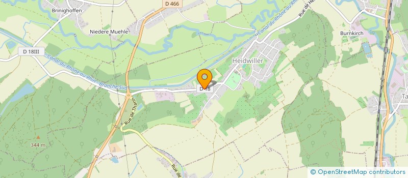 localisation de l'entreprise MADAME EVELYN GSELL  HEIDWILLER