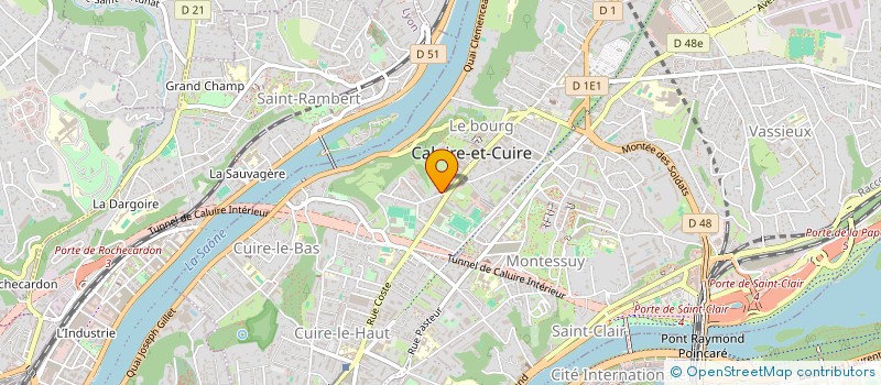 localisation de l'entreprise MADAME EVELYN GUZMAN MUNOZ  CALUIRE-ET-CUIRE