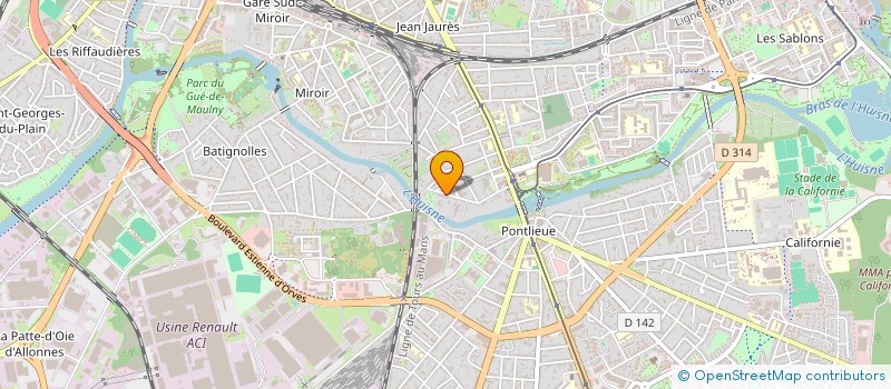 localisation de l'entreprise MADAME EVELYN OSAGHAE  LE MANS