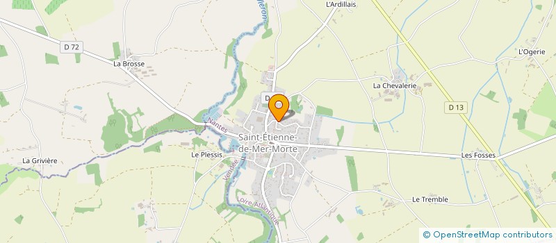 localisation de l'entreprise MADAME EVELYNA BAUD  SAINT-ETIENNE-DE-MER-MORTE