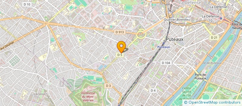 localisation de l'entreprise MADAME EVELYNA BORDES  NANTERRE