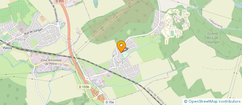 localisation de l'entreprise MADAME EVELYNE ADAM  JURY