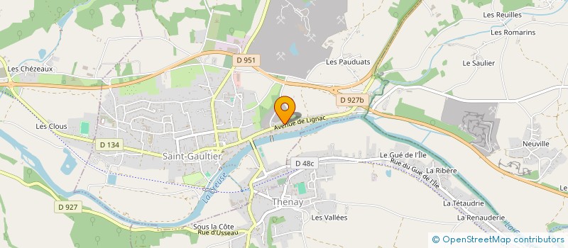 localisation de l'entreprise MADAME EVELYNE ADZUAR à SAINT-GAULTIER