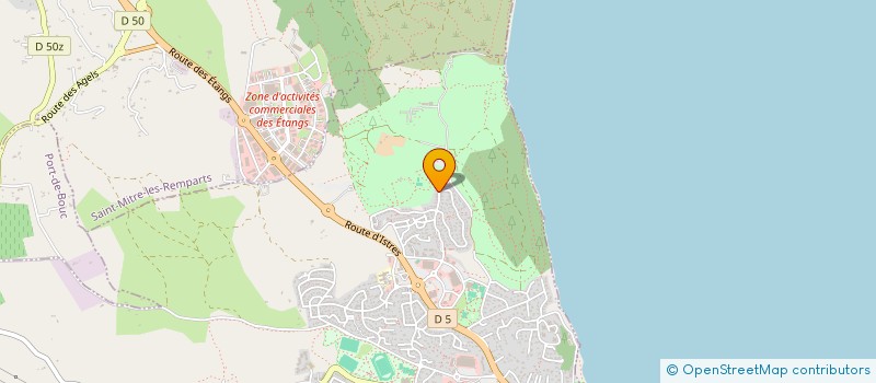 localisation de l'entreprise MADAME EVELYNE AGAPIDIS  MARTIGUES