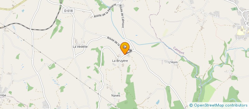 localisation de l'entreprise MADAME EVELYNE ALAUX  MANHAC