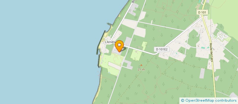 localisation de l'entreprise MADAME EVELYNE ALBOSPEYRE  SOULAC-SUR-MER