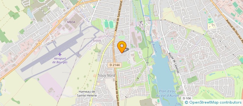 localisation de l'entreprise MADAME EVELYNE ALFF  BOURGES