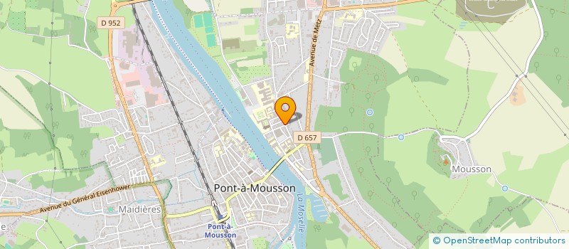 localisation de l'entreprise MADAME EVELYNE ALICE CLARA LARTILLOT  PONT-A-MOUSSON