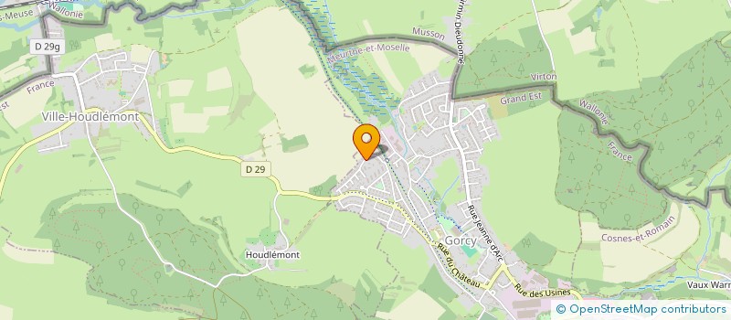 localisation de l'entreprise MADAME EVELYNE AMBROSETTI  GORCY