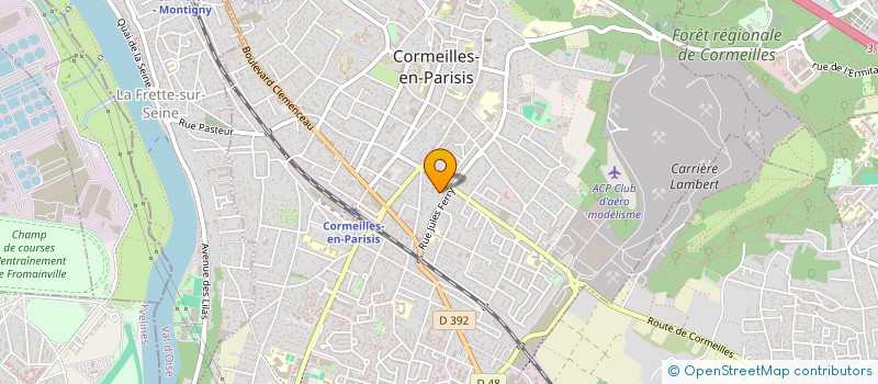 localisation de l'entreprise MADAME EVELYNE ANDRE  FONTAINE-ETOUPEFOUR