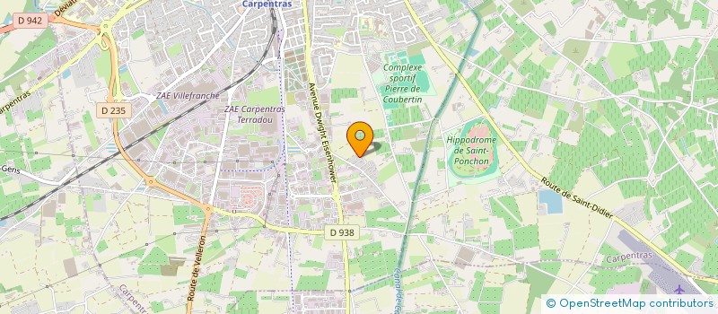 localisation de l'entreprise MADAME EVELYNE ARNOUX  CARPENTRAS