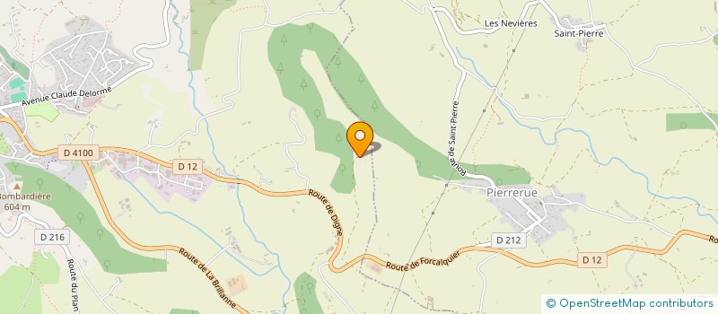 localisation de l'entreprise MADAME EVELYNE AUBERT  FORCALQUIER