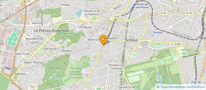 localisation de l'entreprise MADAME EVELYNE AUZET  CHATENAY-MALABRY