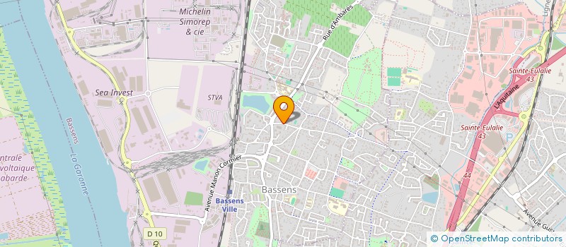 localisation de l'entreprise MADAME EVELYNE AYACHE  BASSENS