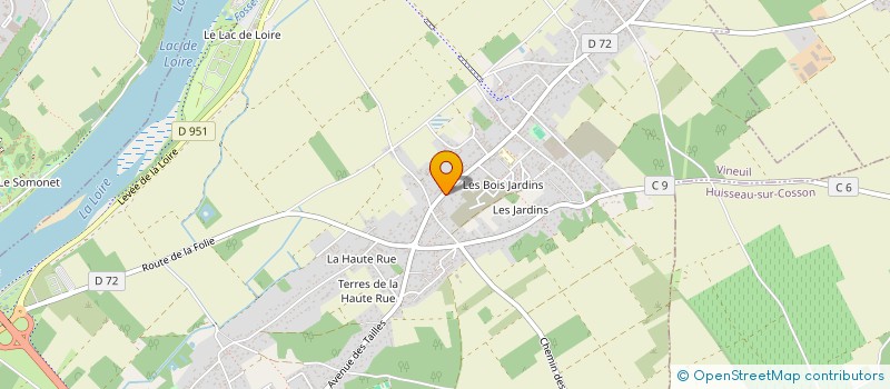 localisation de l'entreprise MADAME EVELYNE AYRAULT à VINEUIL