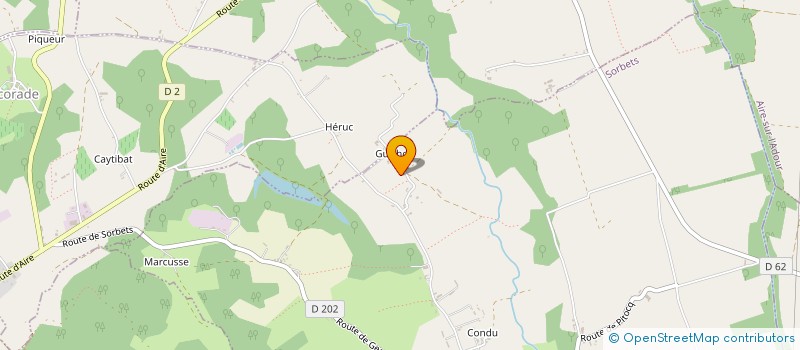 localisation de l'entreprise MADAME EVELYNE BAILHACHE  PECORADE