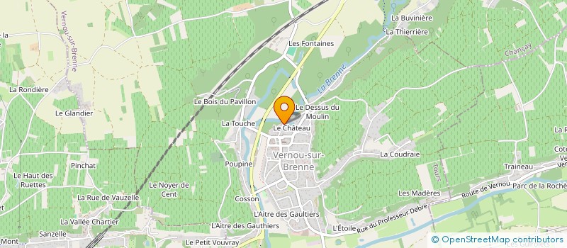 localisation de l'entreprise MADAME EVELYNE BARBEDIENNE à VERNOU-SUR-BRENNE