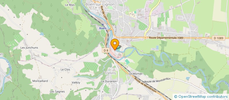 localisation de l'entreprise MADAME EVELYNE BARBIER  BOEN-SUR-LIGNON