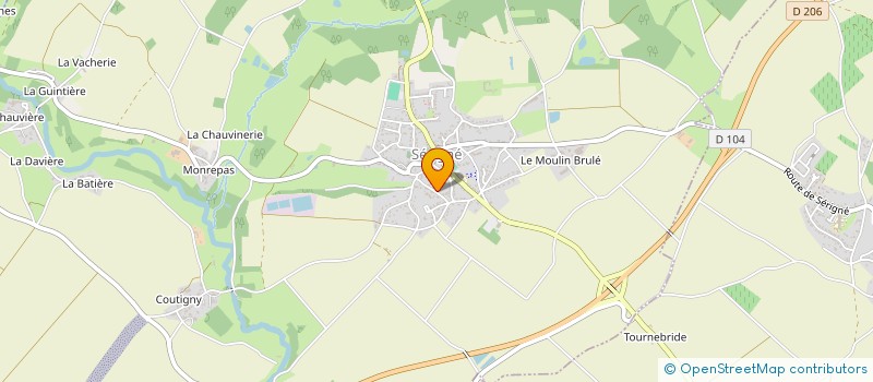 localisation de l'entreprise MADAME EVELYNE BARON  SERIGNE