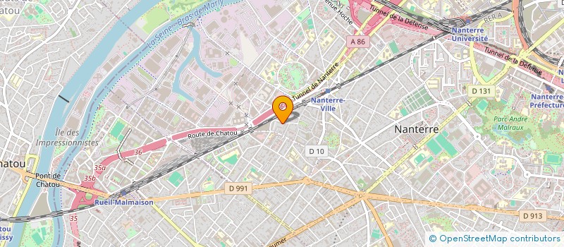 localisation de l'entreprise MADAME EVELYNE BATOUCHE  NANTERRE