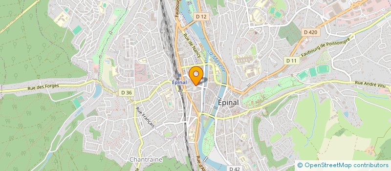 localisation de l'entreprise MADAME EVELYNE BAUBY à EPINAL
