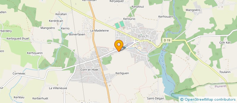 localisation de l'entreprise MADAME EVELYNE BAUDET  BRECH