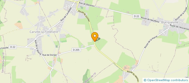 localisation de l'entreprise MADAME EVELYNE BAUDRIBOS  SAINT MARTIN DE L'IF