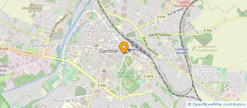 localisation de l'entreprise MADAME EVELYNE BAWEDIN à CAMBRAI