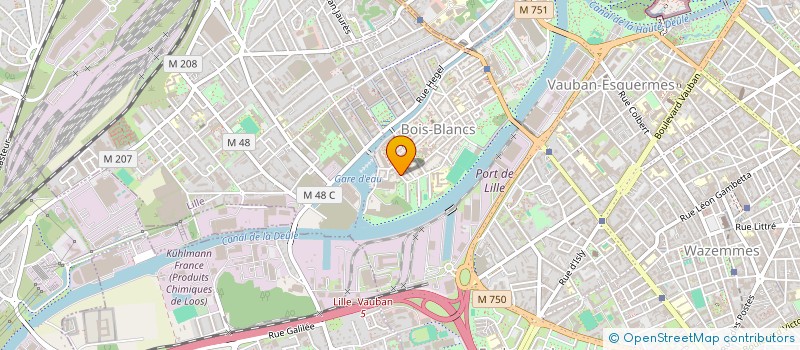 localisation de l'entreprise MADAME EVELYNE BEN BEHE à LILLE
