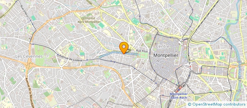 localisation de l'entreprise MADAME EVELYNE BERNAZZANI à MONTPELLIER