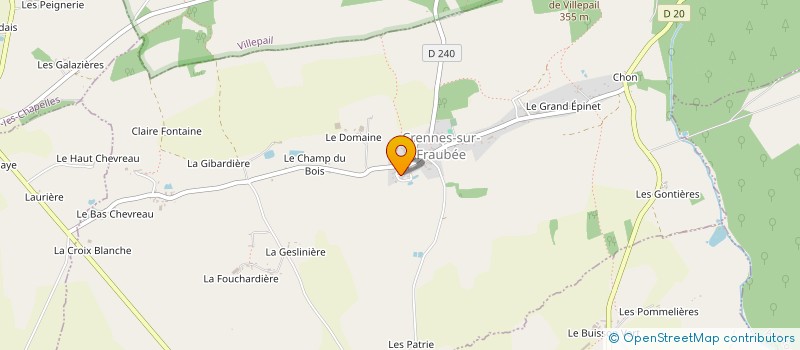 localisation de l'entreprise MADAME EVELYNE BESNEUX à LOUPFOUGERES