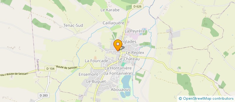 localisation de l'entreprise MADAME EVELYNE BIGOTTO  SARAMON