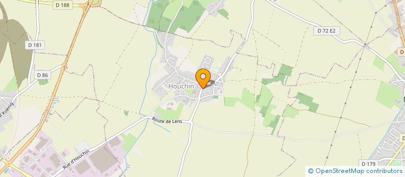 localisation de l'entreprise MADAME EVELYNE BILLET à HOUCHIN