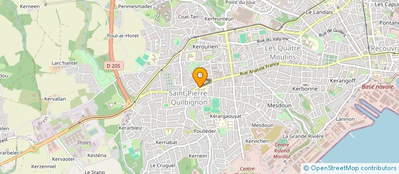 localisation de l'entreprise MADAME EVELYNE BILLON à BREST