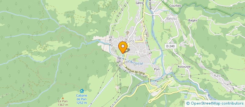 localisation de l'entreprise MADAME EVELYNE BLONDIAUX  EAUX-BONNES