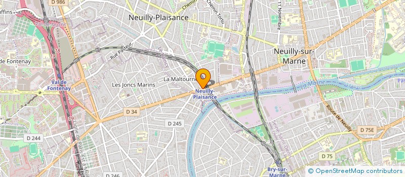 localisation de l'entreprise MADAME EVELYNE BOCHL à NEUILLY-PLAISANCE