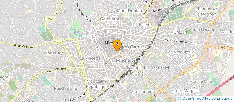 localisation de l'entreprise MADAME EVELYNE BORDES  NIMES