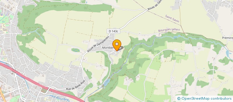 localisation de l'entreprise MADAME EVELYNE BORYS  BOURGOIN-JALLIEU