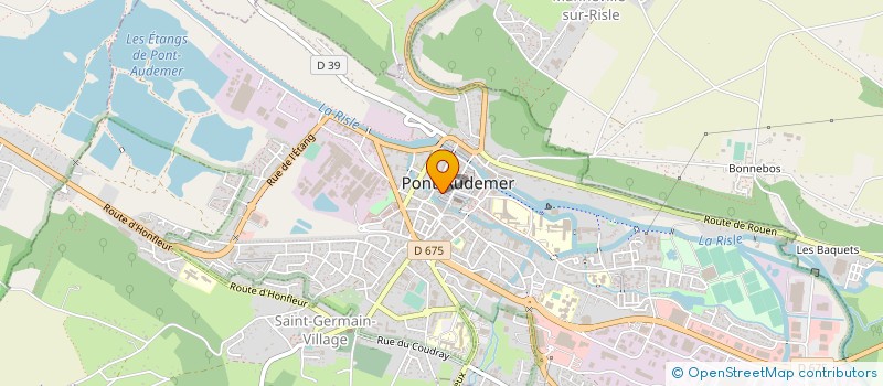 localisation de l'entreprise MADAME EVELYNE BOST à PONT-AUDEMER