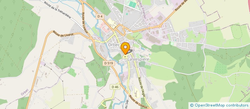 localisation de l'entreprise MADAME EVELYNE BOTHELIN  ORBEC