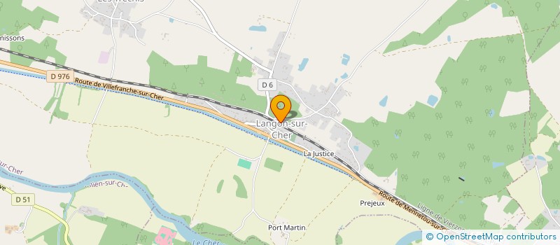 localisation de l'entreprise MADAME EVELYNE BOUFFARD  LANGON-SUR-CHER