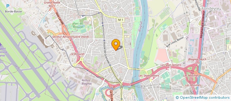 localisation de l'entreprise MADAME EVELYNE BOUJAT à BLAGNAC