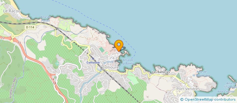 localisation de l'entreprise MADAME EVELYNE BOULAY  COLLIOURE