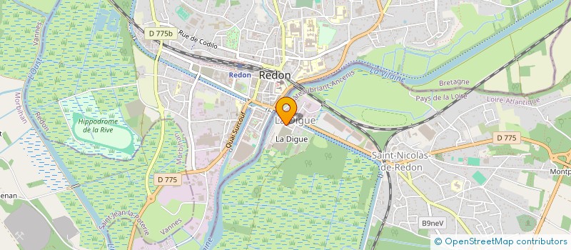 localisation de l'entreprise MADAME EVELYNE BOURGEOIS  SAINT-NICOLAS-DE-REDON