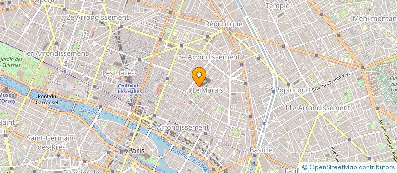 localisation de l'entreprise MADAME EVELYNE BOURGOIN  PARIS