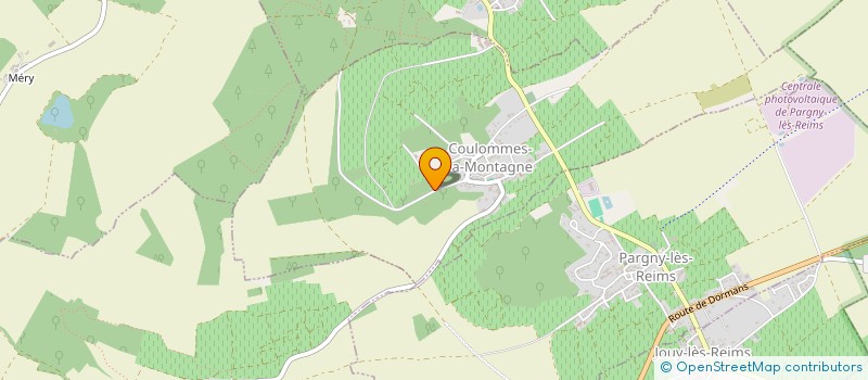 localisation de l'entreprise MADAME EVELYNE BOURMEAUX  COULOMMES-LA-MONTAGNE